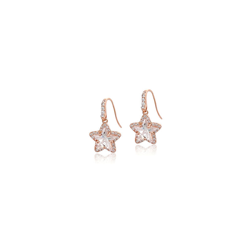 Gold on sale star earrings