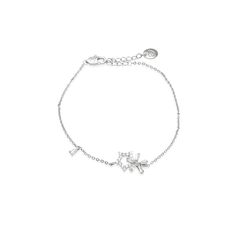 Star Flower Cubic Zirconia Bracelet CHOMEL