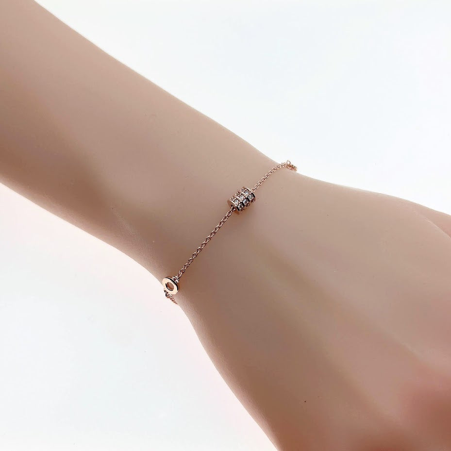 Tunnel Cubic Zirconia Bracelet