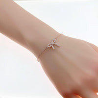 Ribbon Cubic Zirconia Bracelet