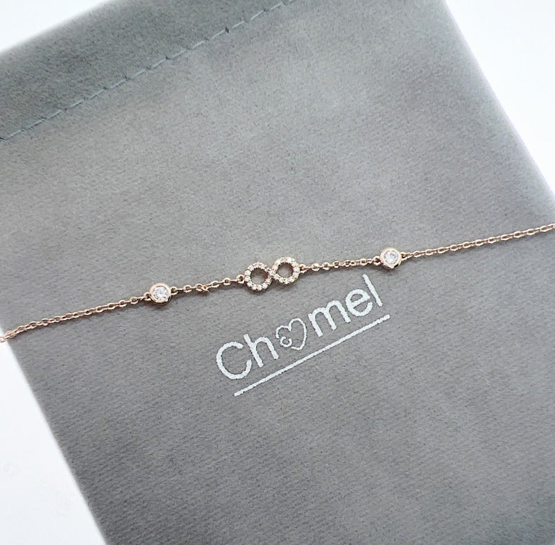 Infinity Cubic Zirconia Bracelet