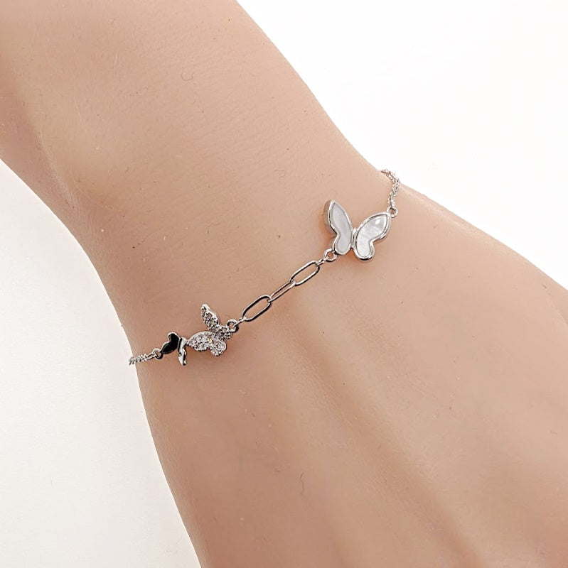 Butterfly Mother of Pearl Bracelet - CHOMEL