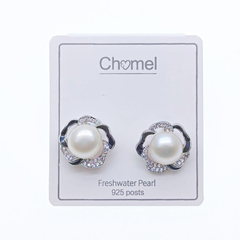 Chomel pearl store earrings