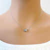 Tunnel Cubic Zirconia Necklace