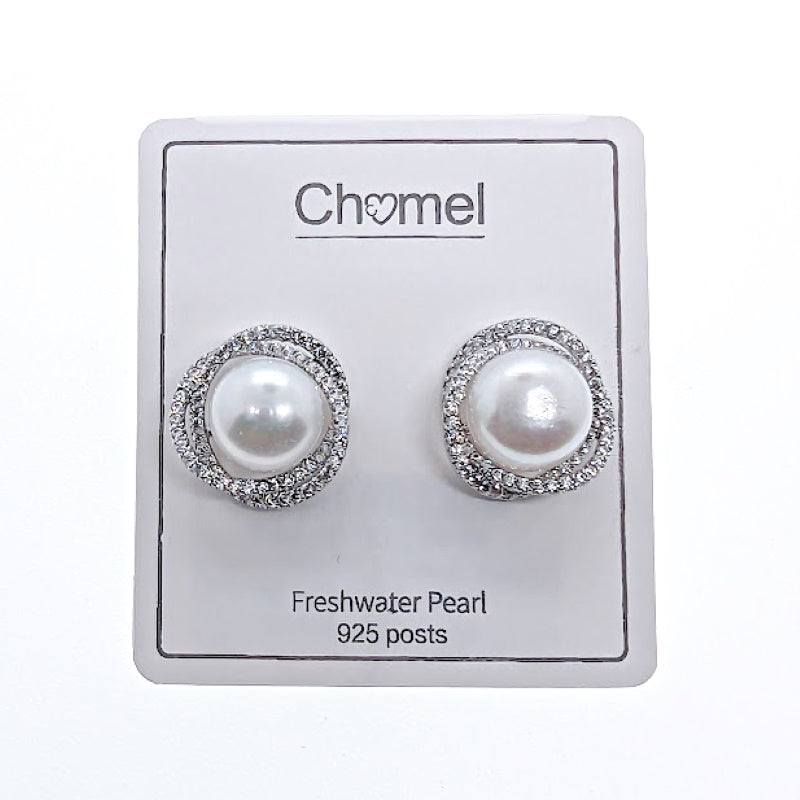 Real freshwater hot sale pearl earrings