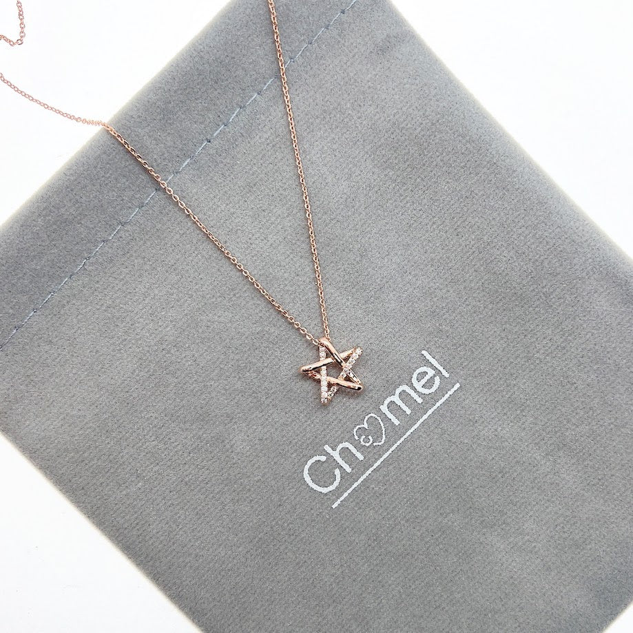 Star Cubic Zirconia Pendant Necklace