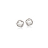 Freshwater Pearl and Cubic Zirconia Stud Earrings