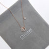 Round Cubic Zirconia Necklace