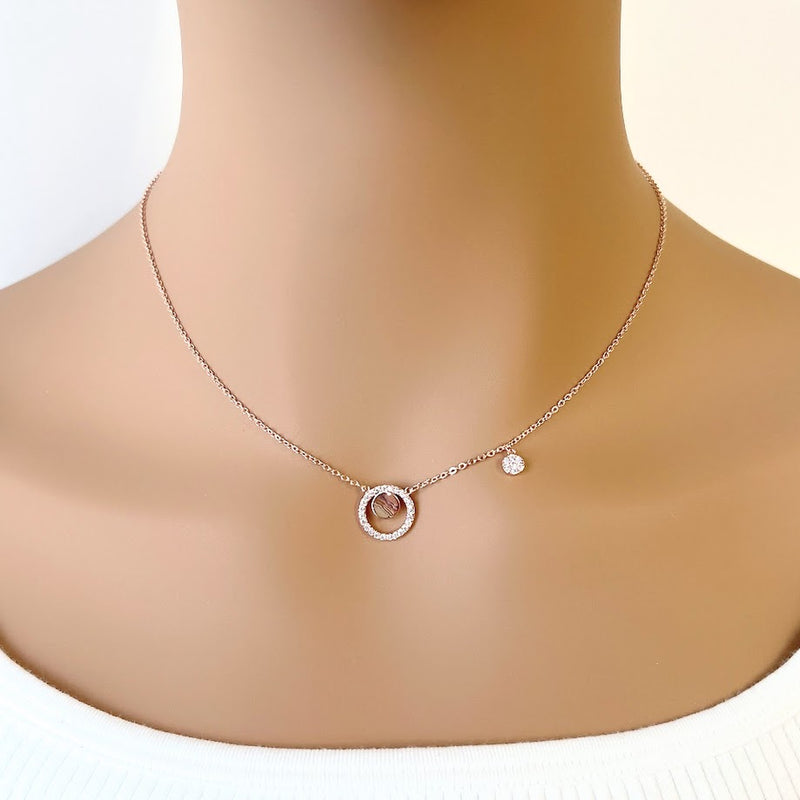 Round Cubic Zirconia Necklace