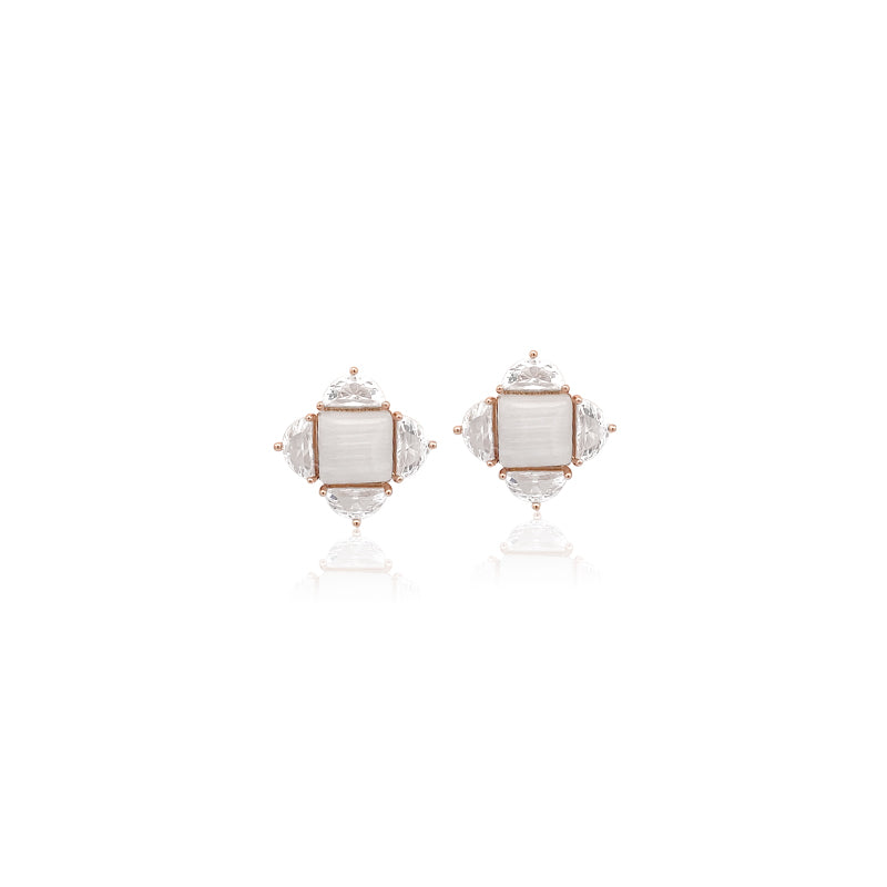 Simulated Moonstone Earrings