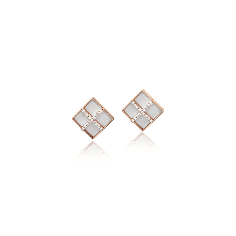 Simulated Moonstone Earrings