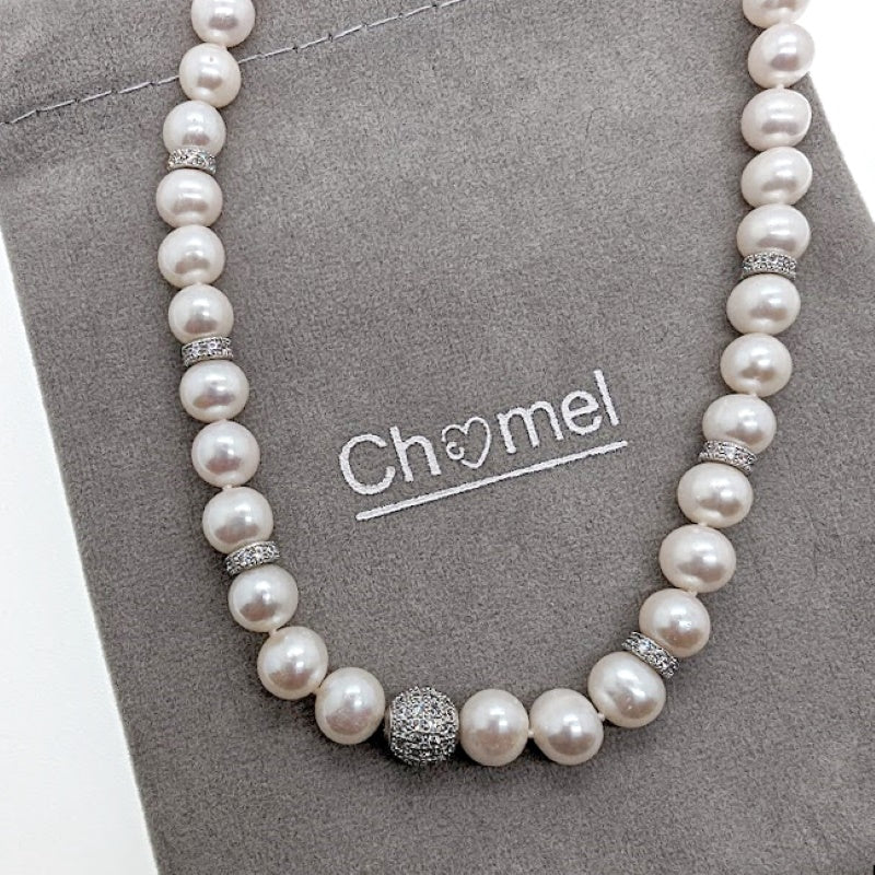 Real freshwater clearance pearl necklace