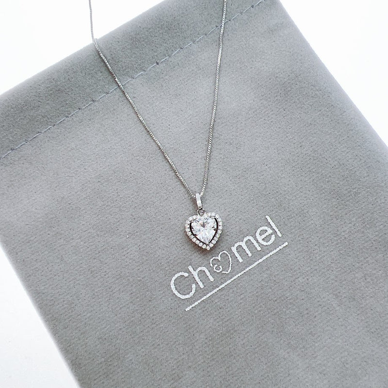 Heart Cubic Zirconia Necklace