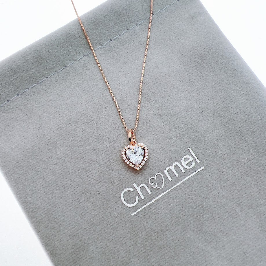 Heart Cubic Zirconia Necklace