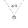 Cubic Zirconia Flower Set