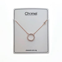 Round Cubic Zirconia Necklace