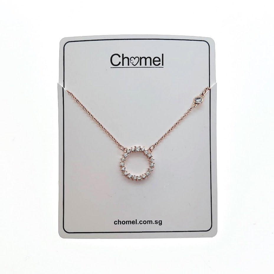 Round Cubic Zirconia Necklace