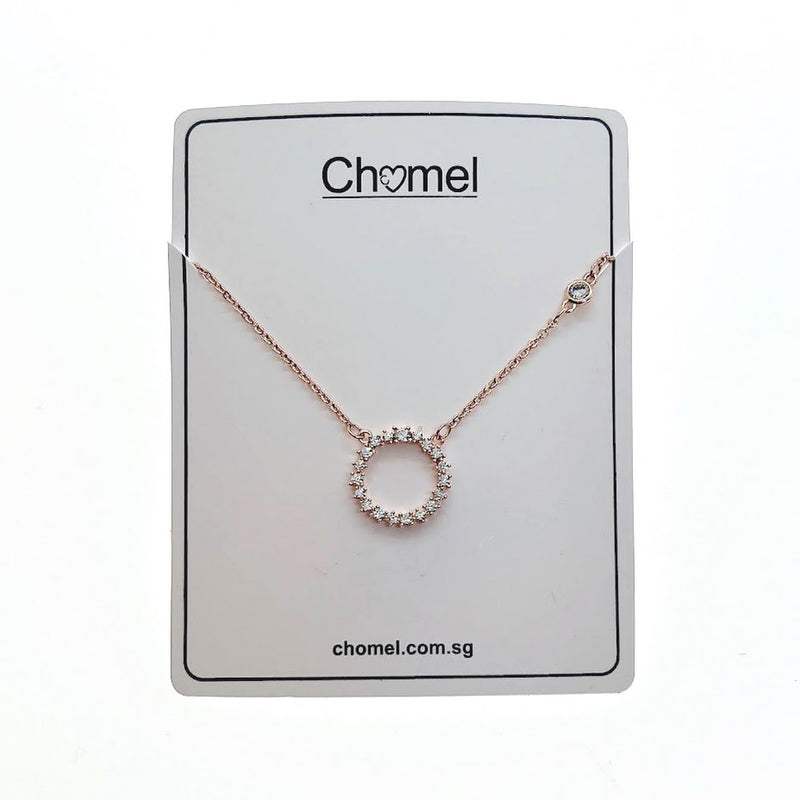 Round Cubic Zirconia Necklace