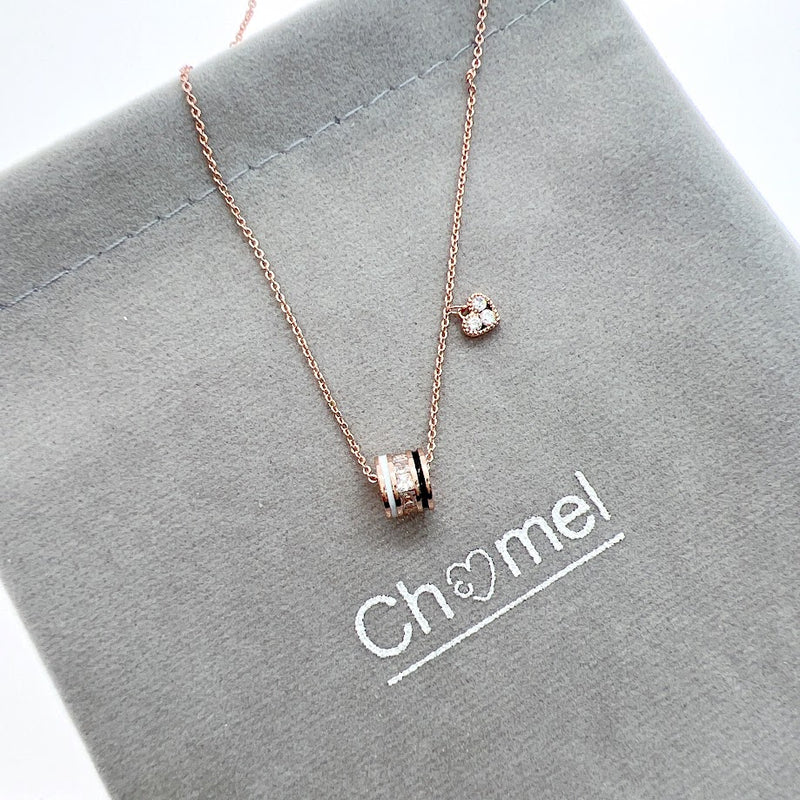 Tunnel Cubic Zirconia Necklace