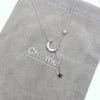 Moon & Star Mother of Pearl Necklace