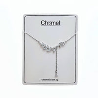 Leaf Cubic Zirconia Necklace