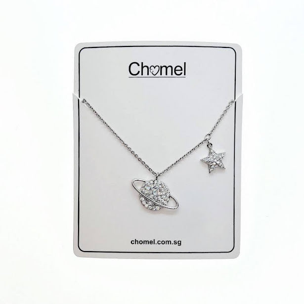 Planet Cubic Zirconia Necklace