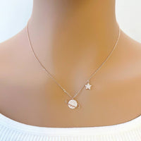 Planet Cubic Zirconia Necklace