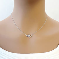 Planet Cubic Zirconia Necklace