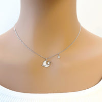 Planet Cubic Zirconia Necklace