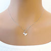 Gingko Leaf Cubic Zirconia Necklace