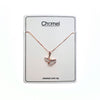 Gingko Leaf Cubic Zirconia Necklace