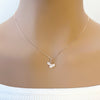 Gingko Leaf Cubic Zirconia Necklace