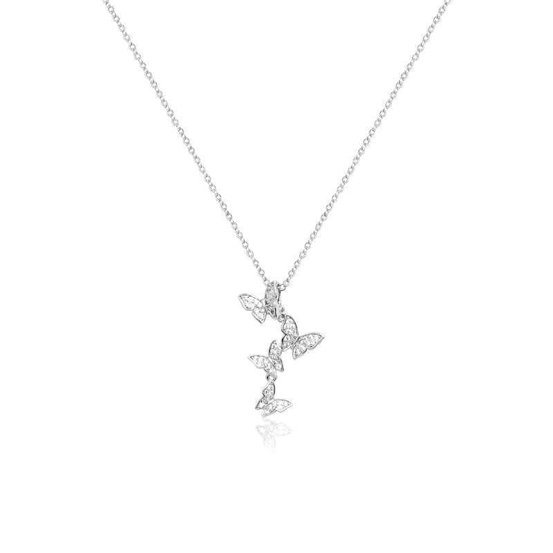 Butterfly Cubic Zirconia Necklace