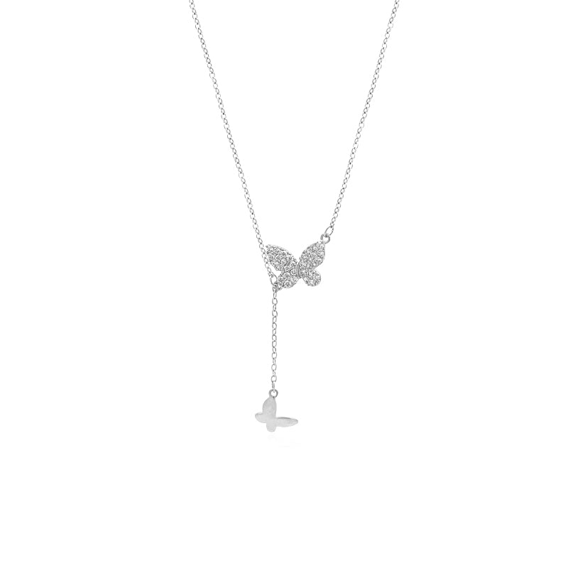 Butterfly Cubic Zirconia Necklace