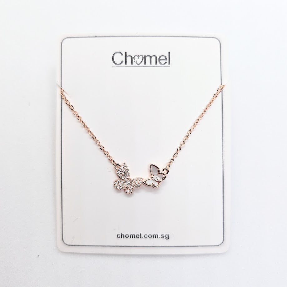 Butterfly Cubic Zirconia  Necklace