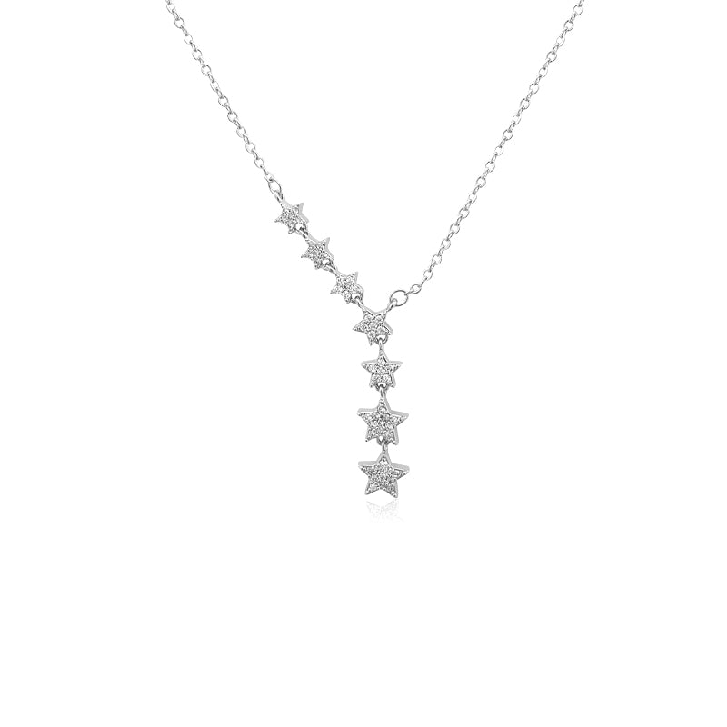 Star Cubic Zirconia Necklace - CHOMEL