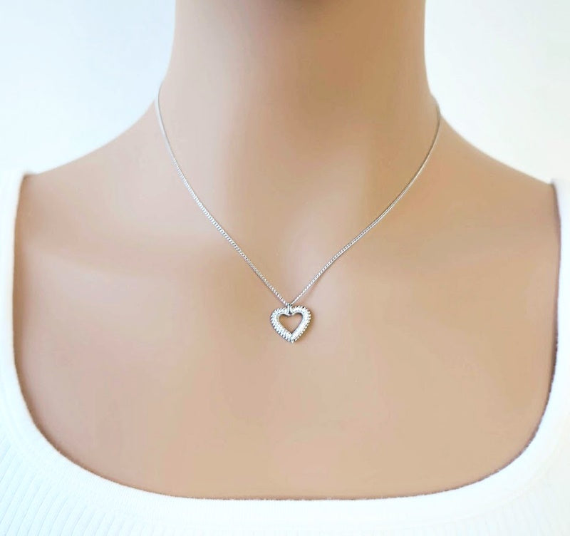 Heart Cubic Zirconia Necklace
