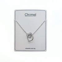 Interlocking Heart & Ring Necklace