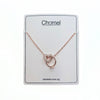 Interlocking Heart & Ring Necklace