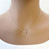 Interlocking Heart & Ring Necklace