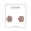 Flower Cubic Zirconia Earrings - CHOMEL