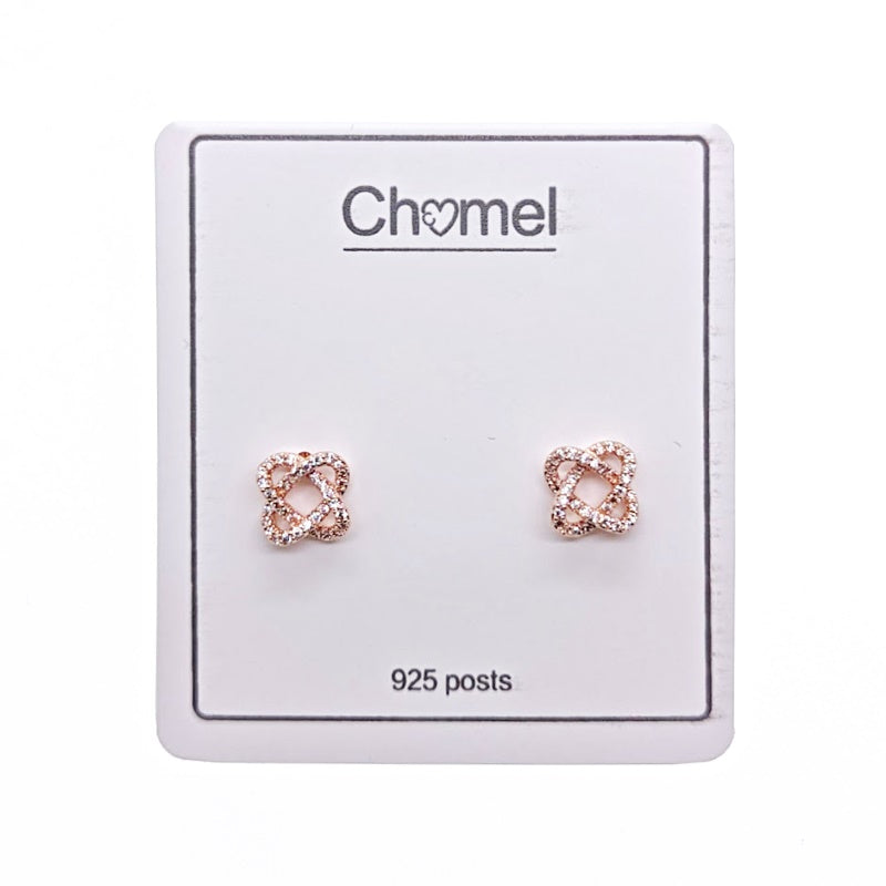 Gold and sales cz earrings