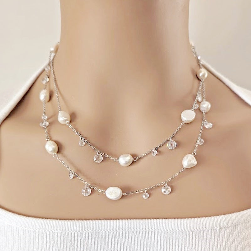 Real pearl necklace hot sale for sale