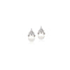 Freshwater Pearl and Cubic Zirconia Stud Earrings