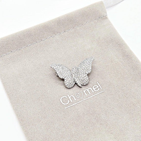 Butterfly Cubic Zirconia  Brooch