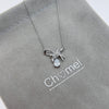 Ribbon Cubic Zirconia Necklace