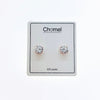 7mm Cubic Zirconia Solitaire Stud Earring