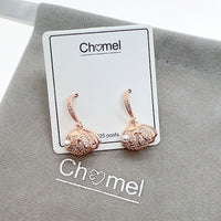 Shell Cubic Zirconia Earrings