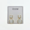 Simulated Moonstone Earrings