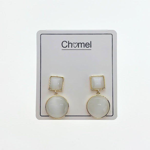 Simulated Moonstone Earrings